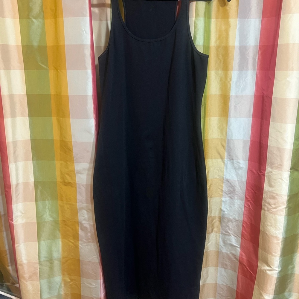 lululemon athletica Black Midi Tank Dress